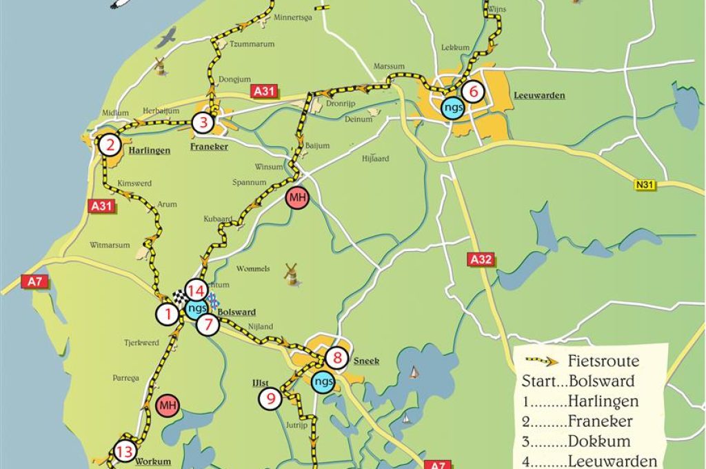 Elfsteden fietstocht